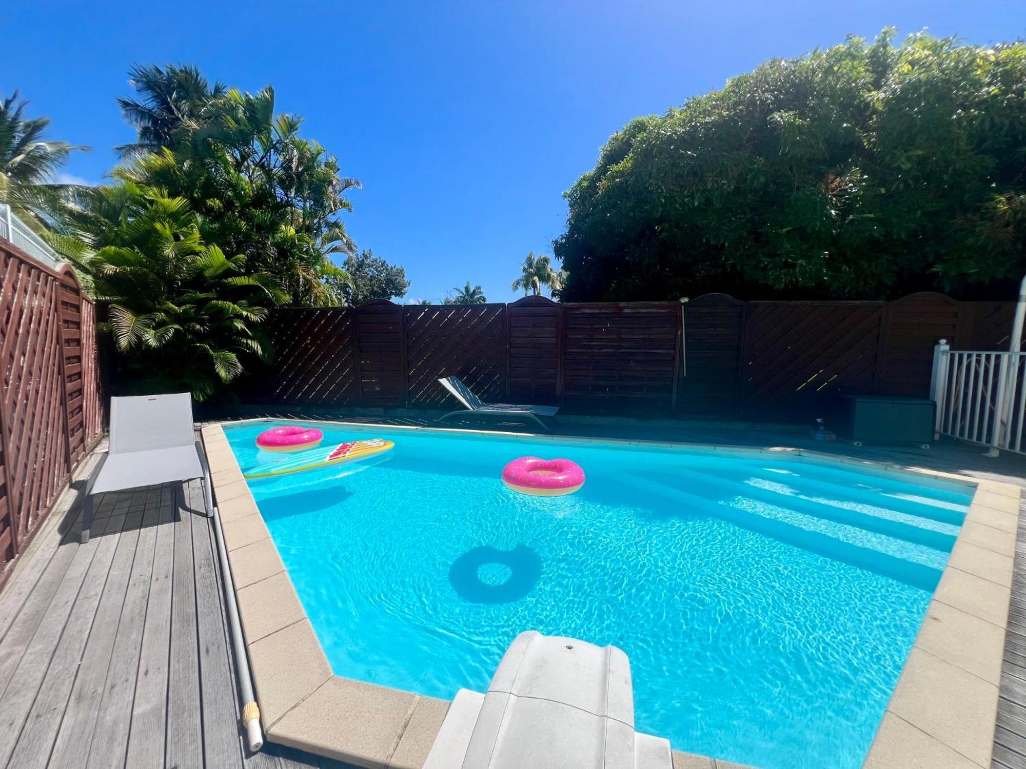 Villa Simeon Saint Francois Avec Piscine Privee Et Jacuzzi Proche Plage Exterior photo