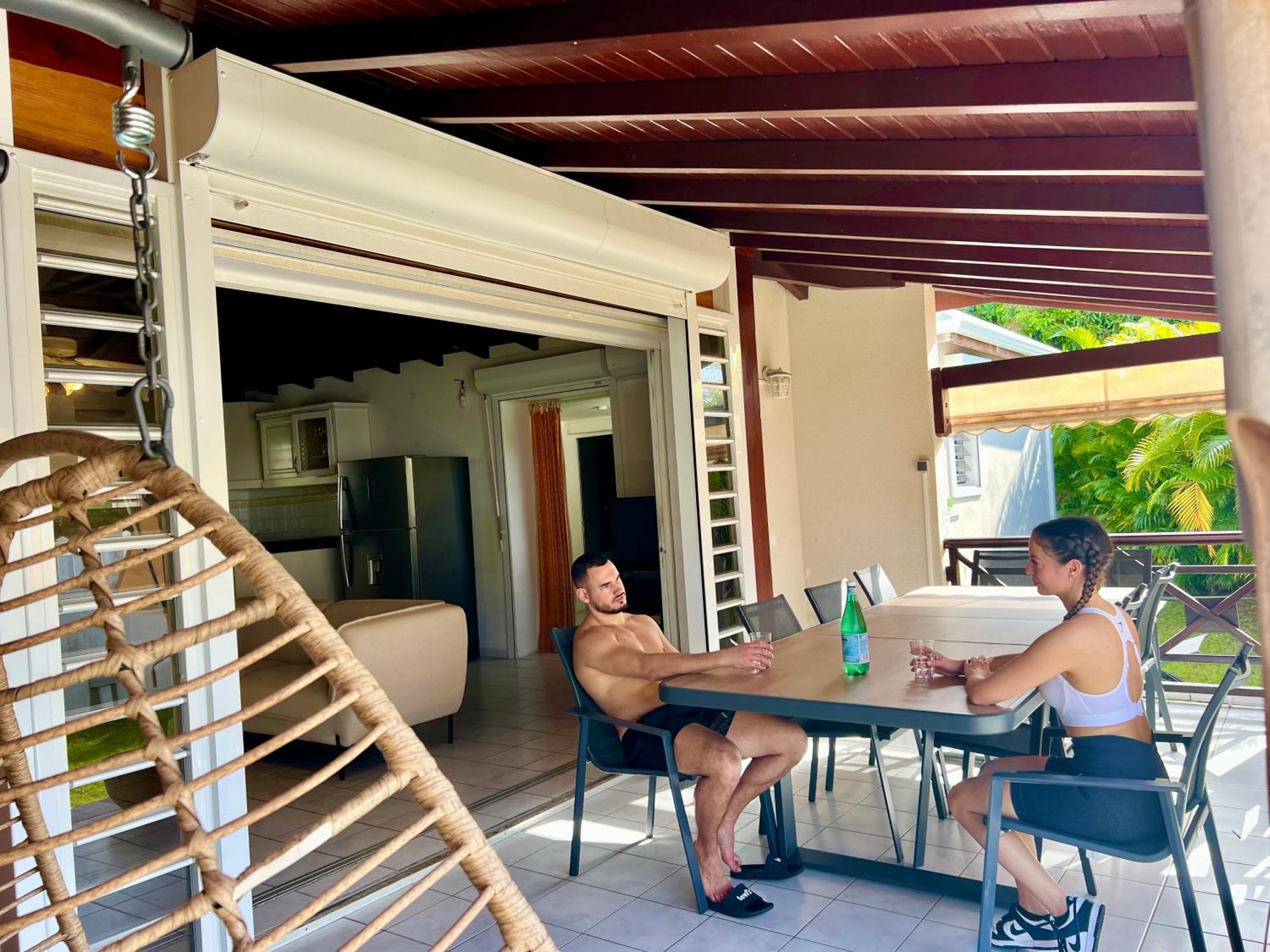 Villa Simeon Saint Francois Avec Piscine Privee Et Jacuzzi Proche Plage Exterior photo