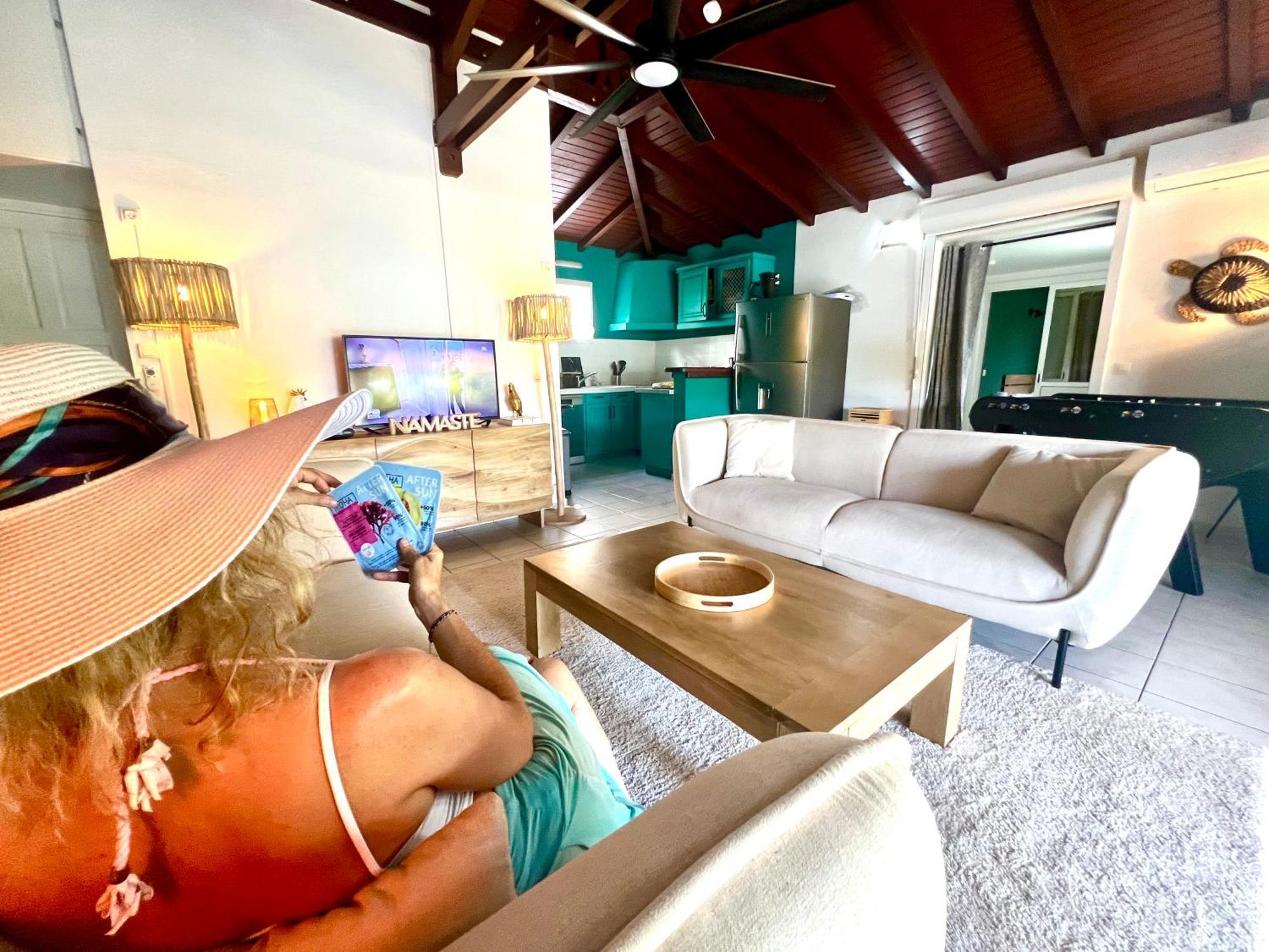 Villa Simeon Saint Francois Avec Piscine Privee Et Jacuzzi Proche Plage Exterior photo